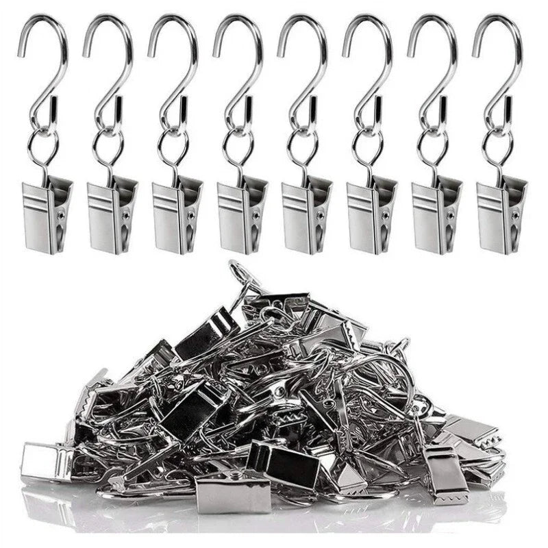For Fiamma Thule Omnistor Motorhome RV Awning Hooks Camping Hangers S Shaped Accessory Set Camping Tent Clamp Tarp Clips Buckle