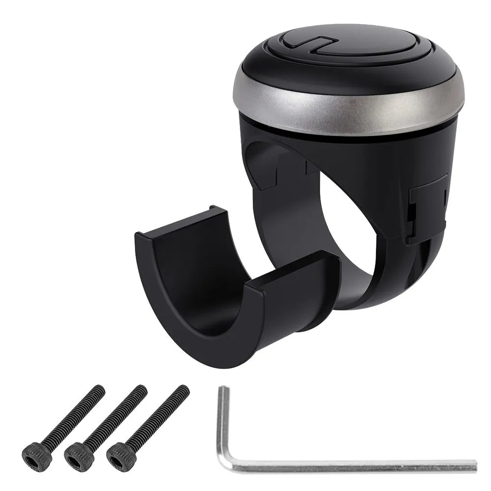 Car Steering Wheel Booster Ball Turning Spinner Knob Bearing Power Handle Rotating Universal Auto Accessories Labor Saving Kit
