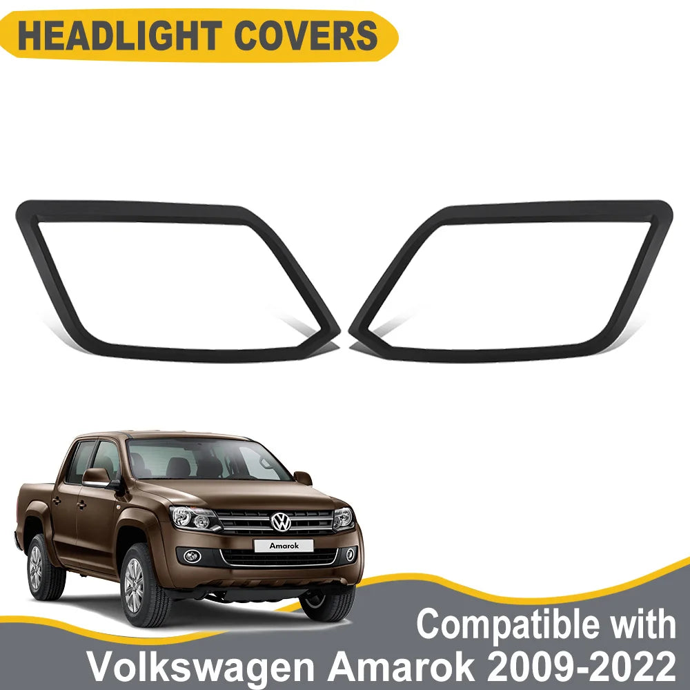 Car Exterior Accessories For VW Volkswagen Amarok 2009-2022 ABS Matte Black Protectors Cover Body Kits Auto Parts