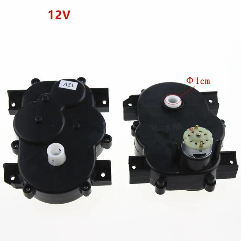 Children's electric vehicle 24V steering shaft motor, 12V/6V Ride on toys servos motor gearbox, Kid's Ride on car steering box