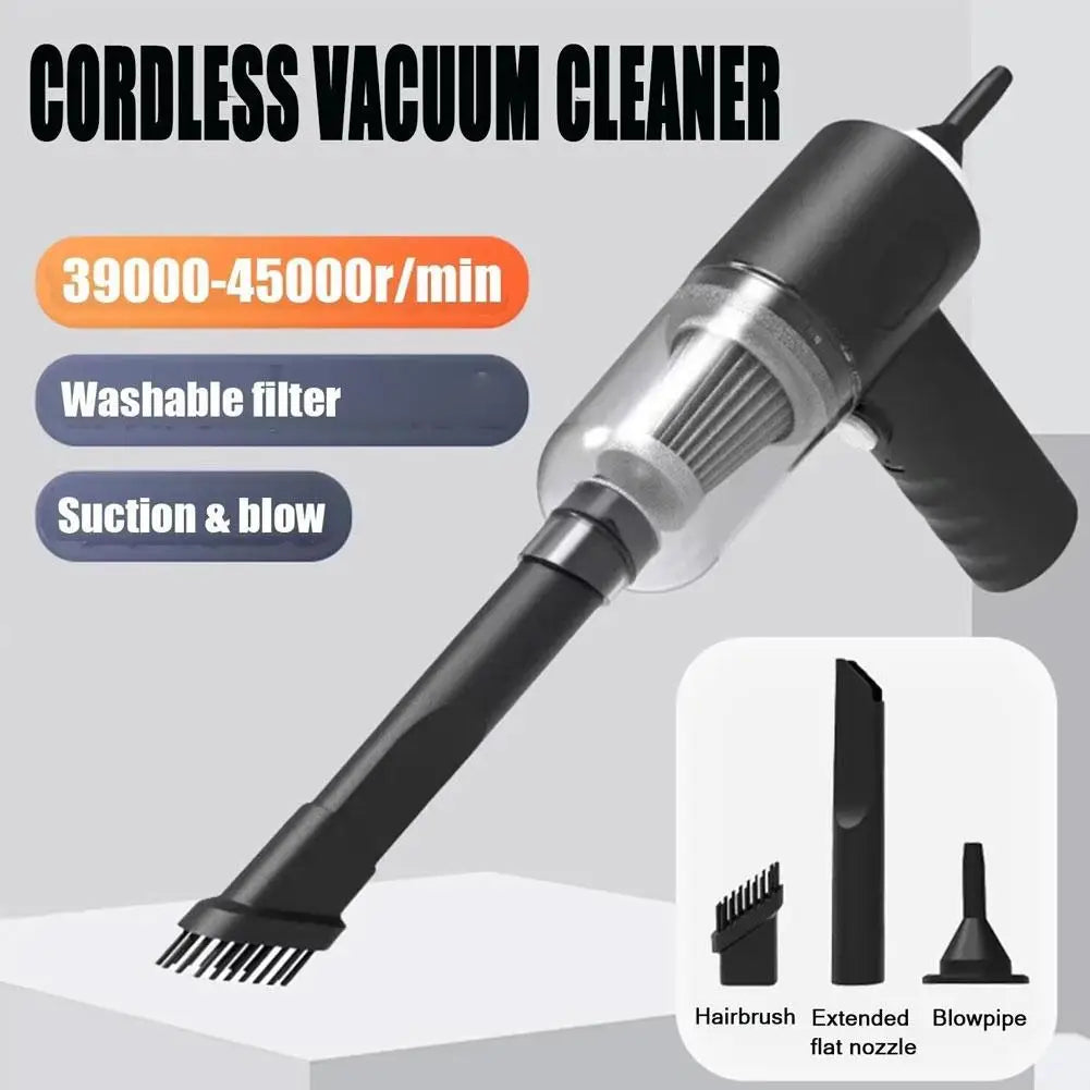 5500Pa Car Vacuum Cleaner Powerful Wireless Cleaner Strong Suction Handheld Mini Car Cleaning Portable Home Appliance