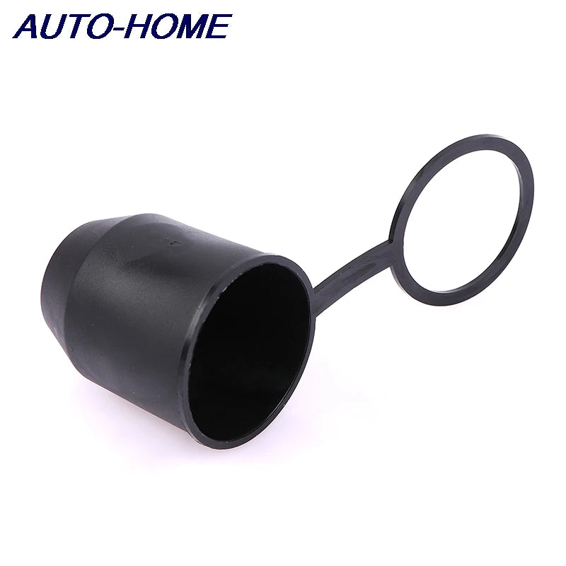 Universal 50mm Auto Tow Bar Ball Cover Accessories Durable Black Cap Towing Hitch Caravan Car Trailer Towball Protective Cover