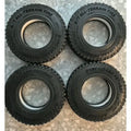 1.9-inch Rubber Tires 95mm Wheel for 1/10 RC Crawler Car TRX4 Defender Bronco AXIAL SCX10 RC4WD D90 Wraith Yikong Jeep TF2 Capra