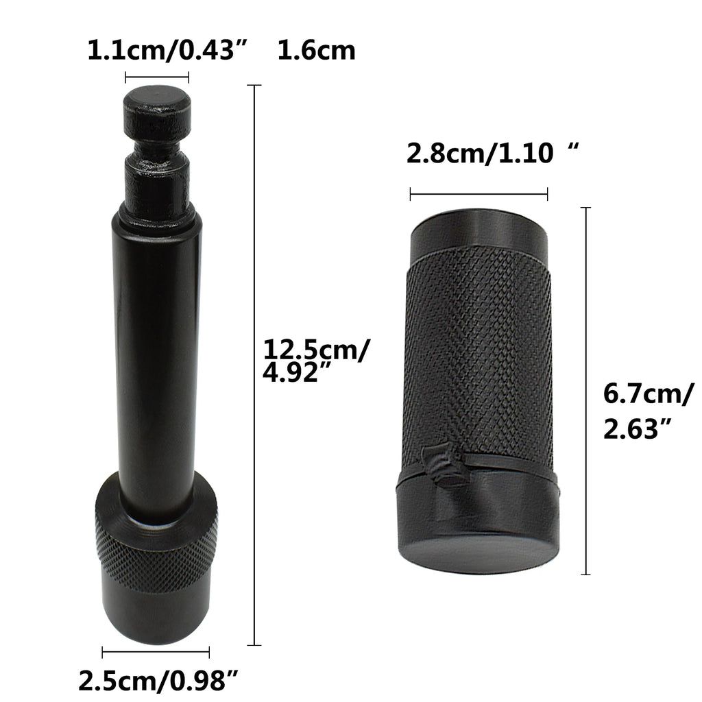 5 / 8" Truck Trailer Hitch Pin Lock for RV Truck Trailer Tow Receiver Universal Car Accessory With 2 Keys Trailer Lock