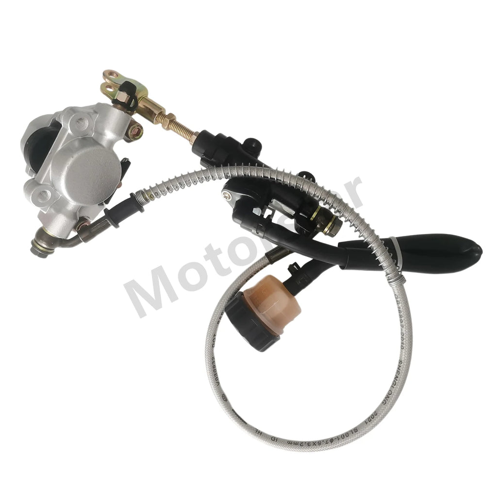 Hydraulic Rear Disc Brake Caliper System With Brake Pads 200 250 200cc 250cc Quad Dirt Bike ATV