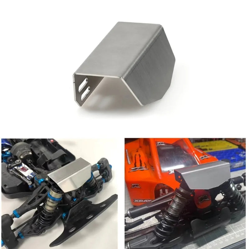 RC remote control car 1/10 1/8 off-road electric vehicle universal shock absorber plate shock absorber frame armor front collisi