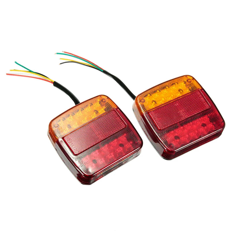 1pc 20LED 12V Waterproof Durable Car Truck LED Rear Tail Light Warning Lights Lamp for Trailer Caravans