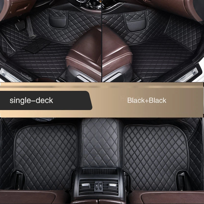 Car Floor Mats For Mazda Cx-5 2012 2013 2014 2015 2016 2017 2018 Flash Mat Leather Custom Foot Pads Automobile Carpet Car Covers