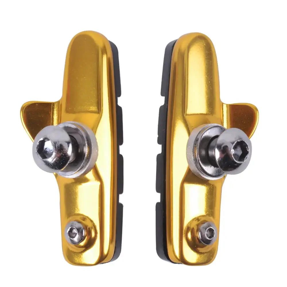 1 Pair Road Bike Folding Brake Shoes Pads LightWeight  for Parts k7 Tertro C-Brake Caliper Bicycle Parts