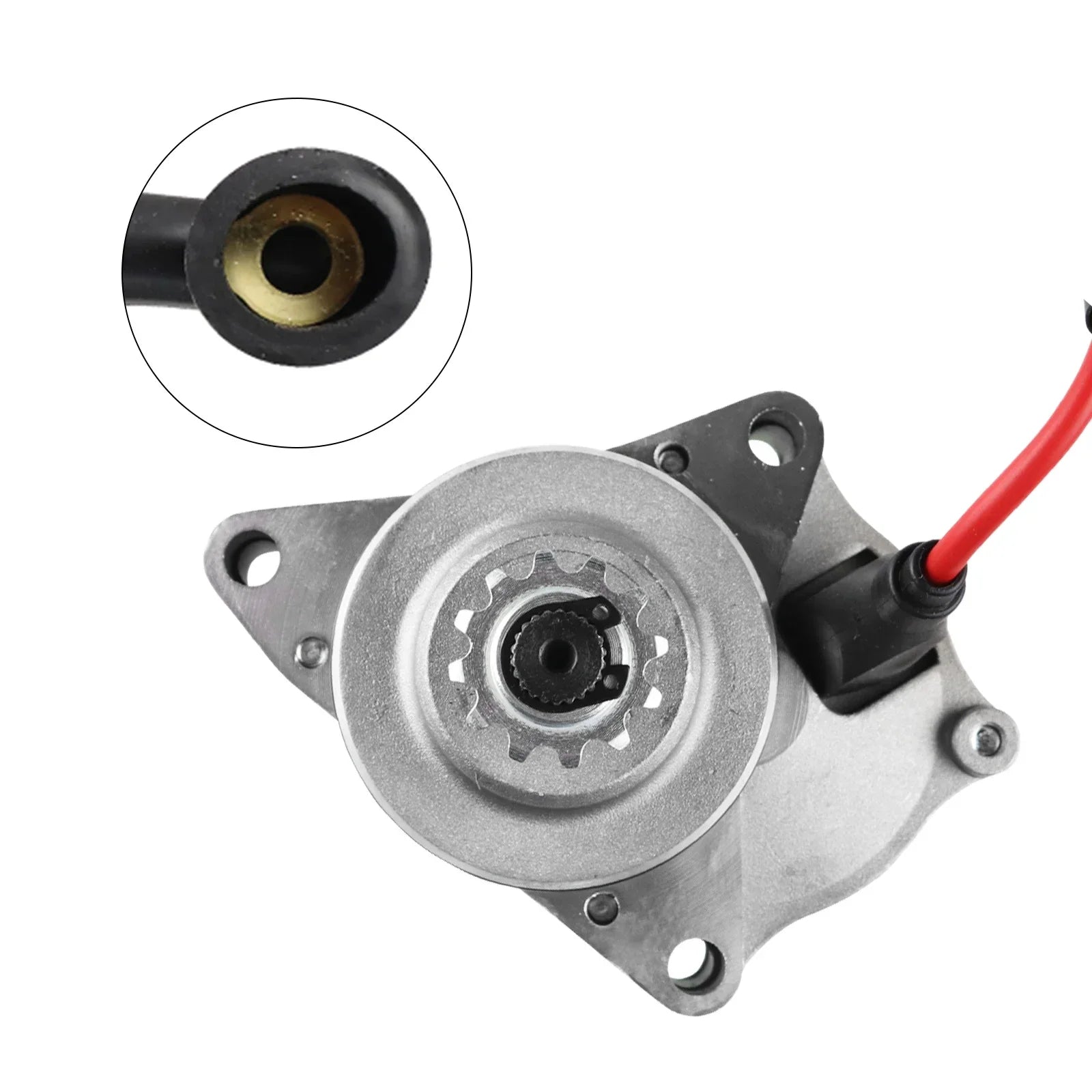 Electric Starter Motor 3 Bolt for 4 Stroke 50cc 70cc 90cc 100cc 110cc 125cc Engine 4 Wheeler ATV Quad Dirt Bike Go Kart Taotao