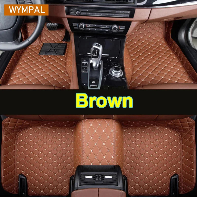 Car Floor Mats For Audi 80 Cabriolet B4 1992 1993 1994 1995 1996 Water Proof Pads Floor Carpet Car Mats Full Set Car Accessories