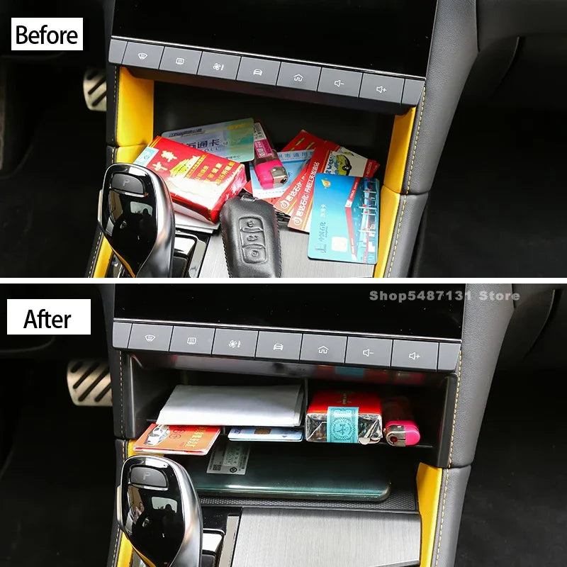 Car Accessories for MG 6 MG6 Pro 2020 2021 2022 2023 Interior Center Console Organizer Holder Armrest Storage Box Auto Parts