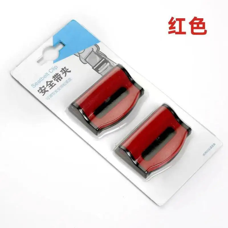 Car Seat Belts Clips Car Stopper Buckle Adjustable Safety Relax Shoulder Neck Universal Auto Interior Decoration Accessories
