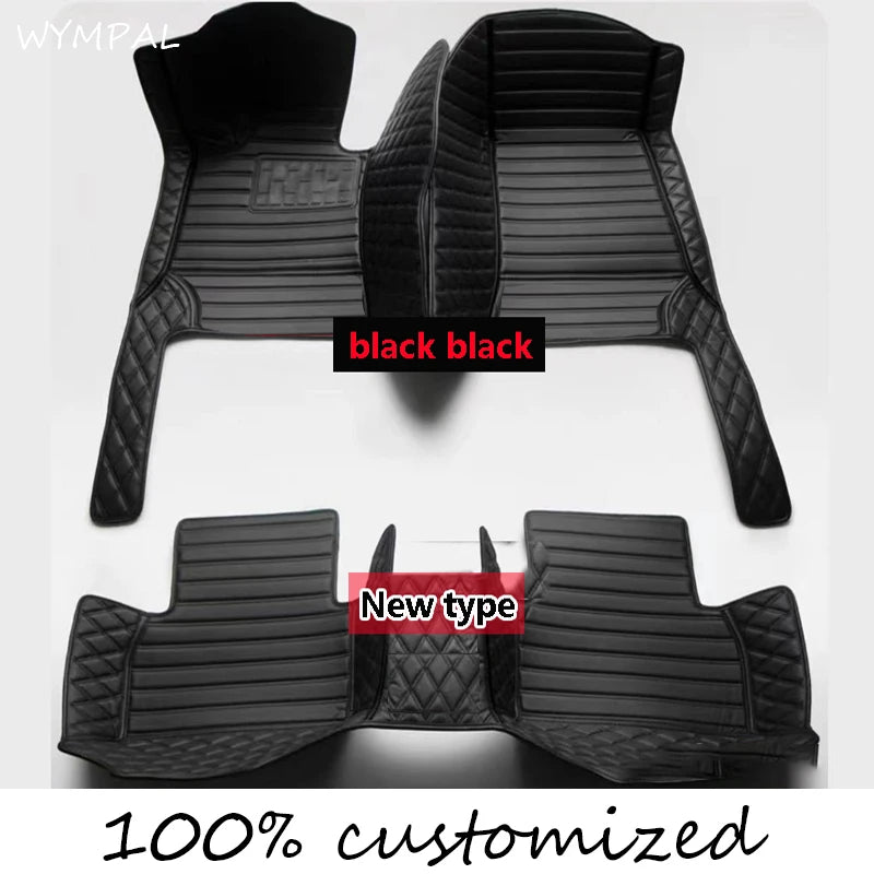 Car Floor Mats For Chrysler 300 300C 2004~2010 Non-slip Carpets Leather Floor Mat Rugs Pad Car Accessories Anti-dirt pad 2008