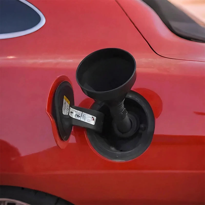 Universal Oil Funnel Kit w/Filter – Durable Plastic Fine Mesh Leak-Proof for Cars/Motorcycles/ATVs/Trucks Incl Extensions & Hose