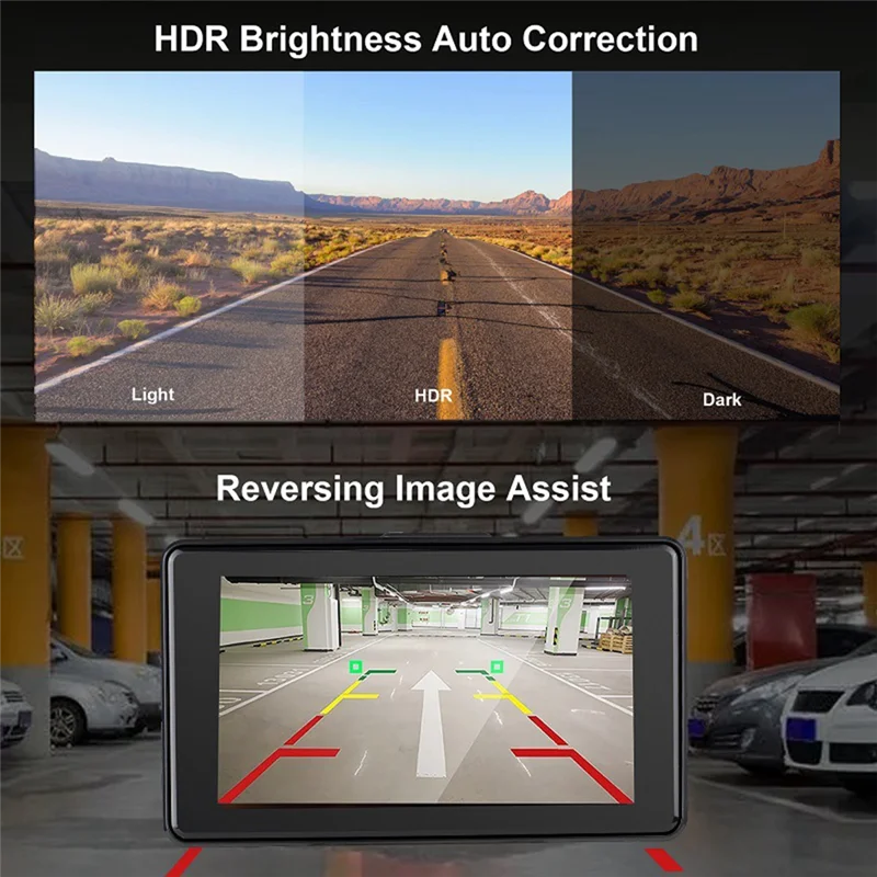 CABE-2K Wifi Dash Camera Front And Rear Camera Car Camera Vehicle Video Recorder DVR Night Vision Dashcam Dual-Channel HDR