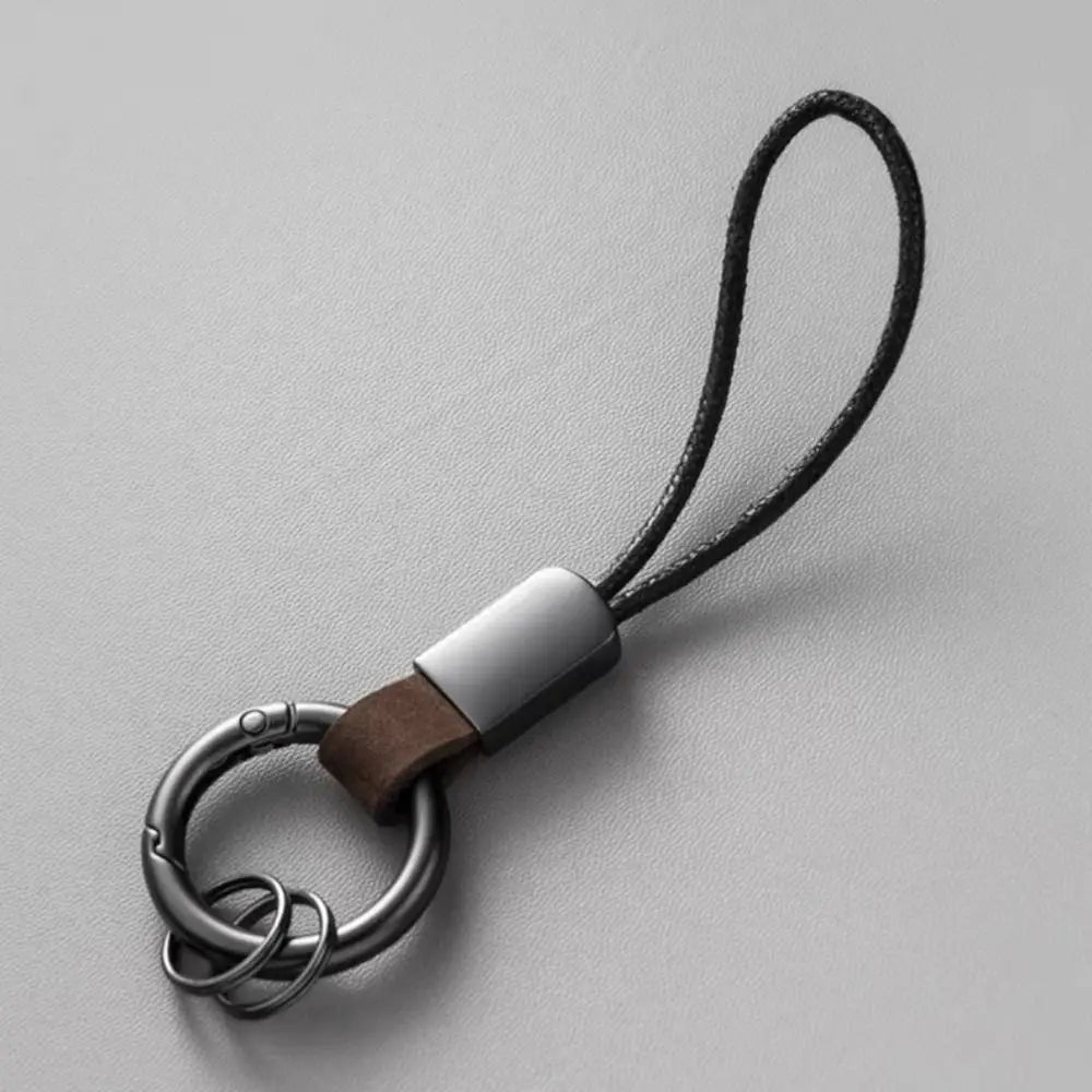 Key Cover Auto Accessories Leather Keychains Waist Belt Buckle Carabiner Keyring Accessories Lanyard Keyring Car Key Holder