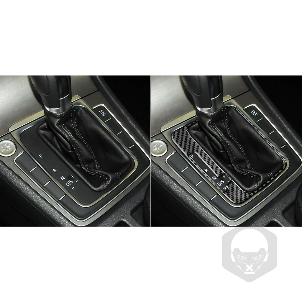 For VW Golf 7 GTI Mk7 2013-2017 Car Interior Accessories Cup Holder Frame Console AC CD Control Cover Gear Shift Panel Sticker