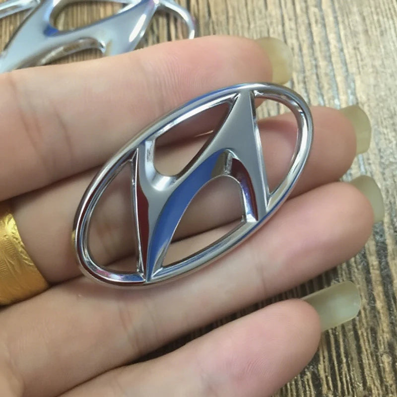 Car Styling Steering Wheel Emblem Sticker Interior Badge Accessories For Hyundai Tucson Elantra Accent Mistra Lafesta IX35 I20