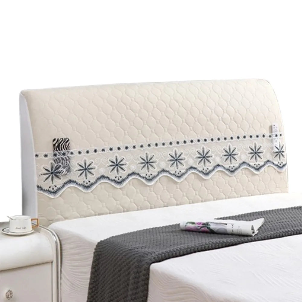 Elastic Anti-Collision Bed Head Cover Detachable All-inclusive Headboard Cover Thickened Luxury Soft Bedside Dust Cover