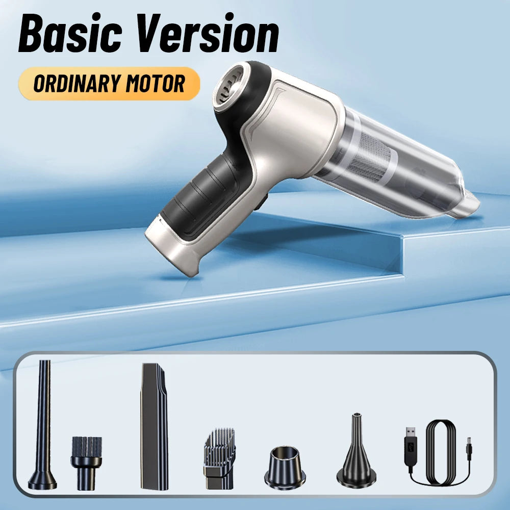 Car Vacuum Cleaner Auto Robot Wireless Powerful Cleaning Machine Car Accessories Home Appliance Strong Suction As Gift