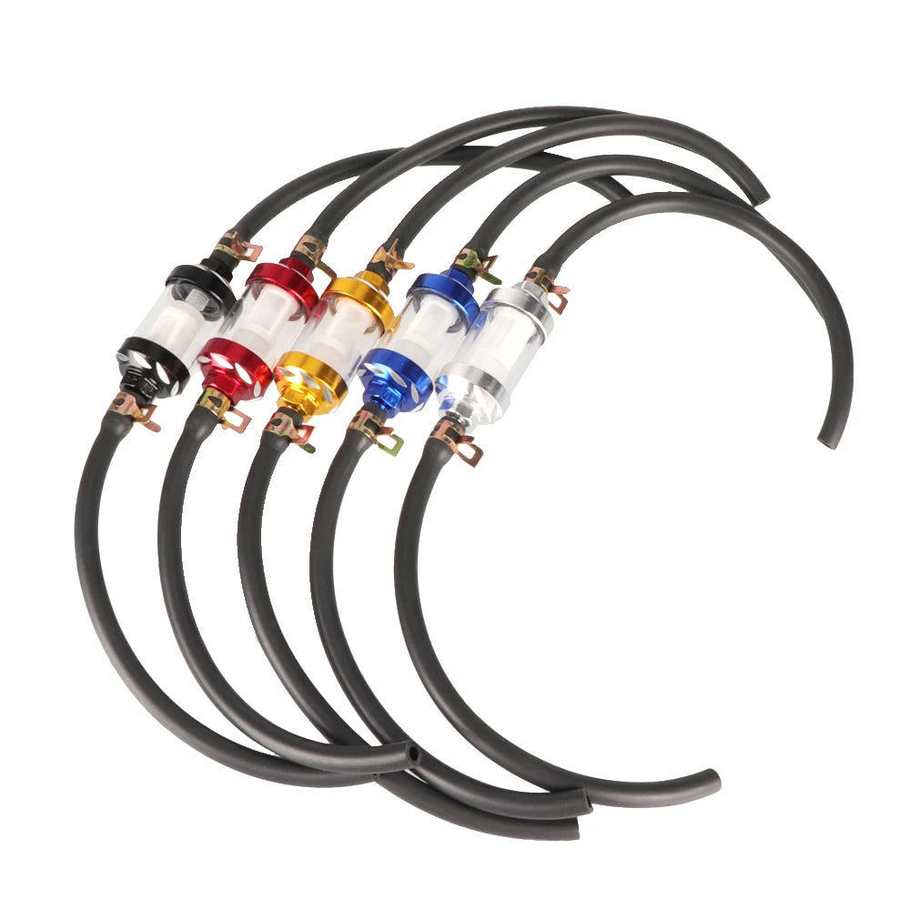 8mm Gas Fuel Gasoline Oil Filter Fuel Hose Fuel Filter For ATV Kawasaki KTM Yamaha Honda CRF 250R 450R 250X 450X 250RX 450RX