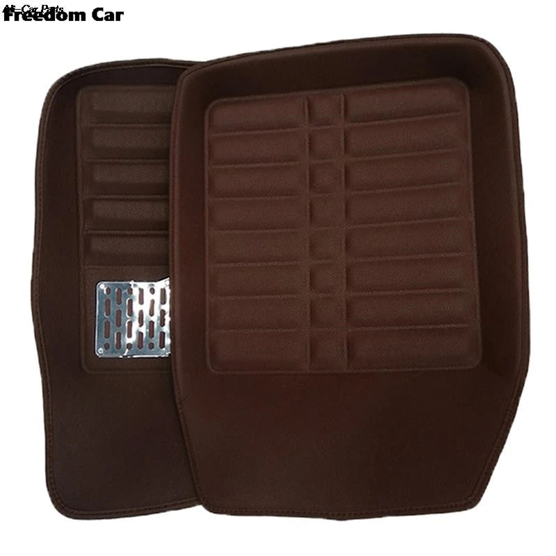 5pcs Auto Floor Mats Foot Rugs Carpets Car Styling For Duster Premium Full Set Carpet Floor Mat Leather Car Accessories