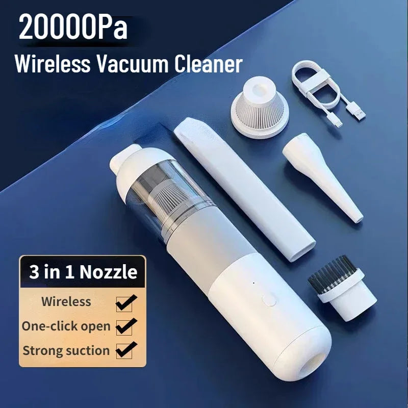 YOUPIN Car Vacuum Cleaner New 3 in1 Wireless Automobile Vacuum Cleaner Portable Robot Vacuum Cleaner Handheld Mini Dust Catcher