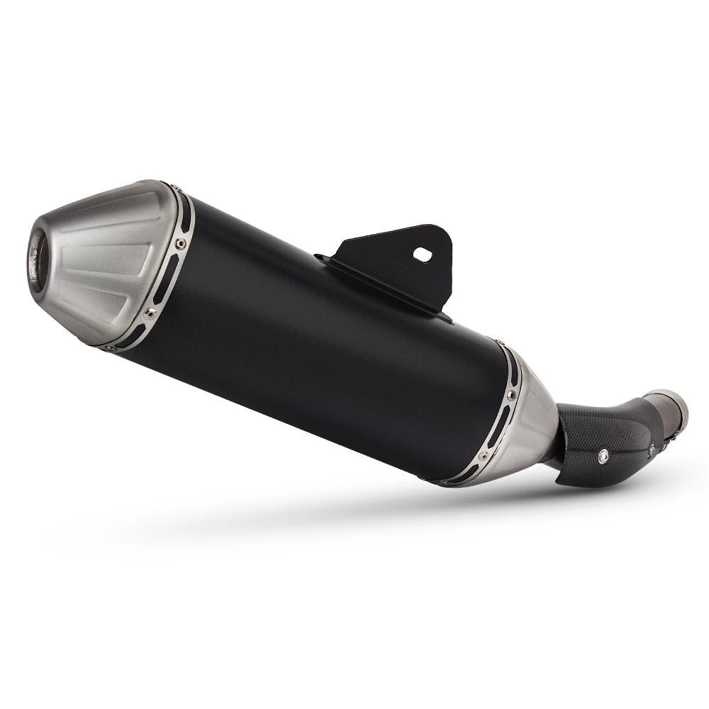 For Yamaha Tenere 700 T700 Escape Moto Slip on Motorcycle Exhaust Tail Pipe with Carbon Cover Muffler Connect Original