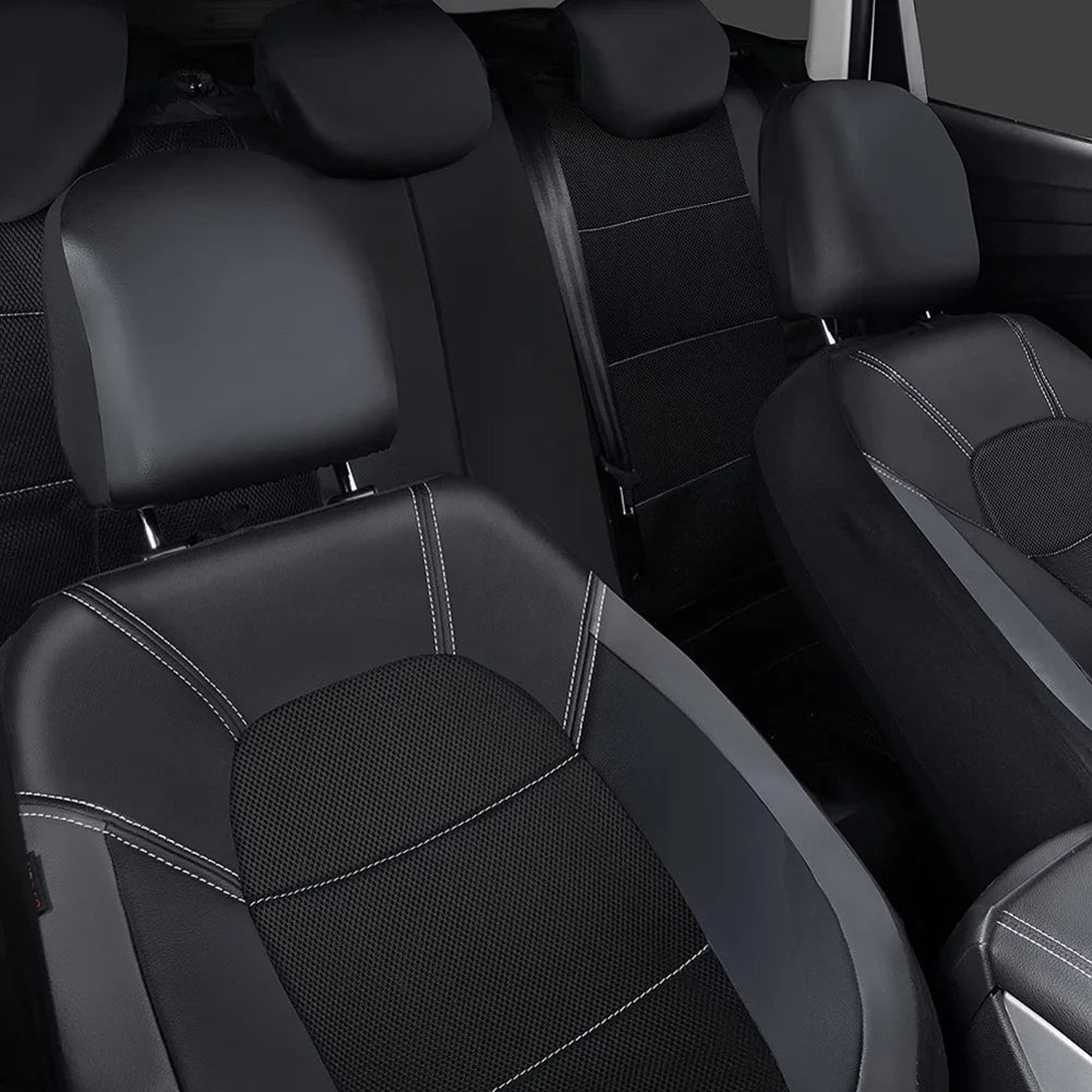 Car Seat Cover Car Front Seat Protective Cover Anti-slip Seat Car Interior Full Surrounded Seat Protector Waterproof Fit Sedan