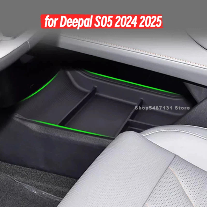 Car Central Control Armrest Under Storage Box for Changan Deepal S05 Interior Accessories 2024 2025