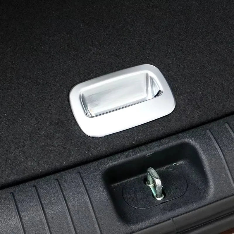 For Kia Sportage 4 QL 2016 2017 2018 2019 2020 2021 ABS Car Trunk Handle Bowl Cover Decoration Frame Trim Sticker Accessories