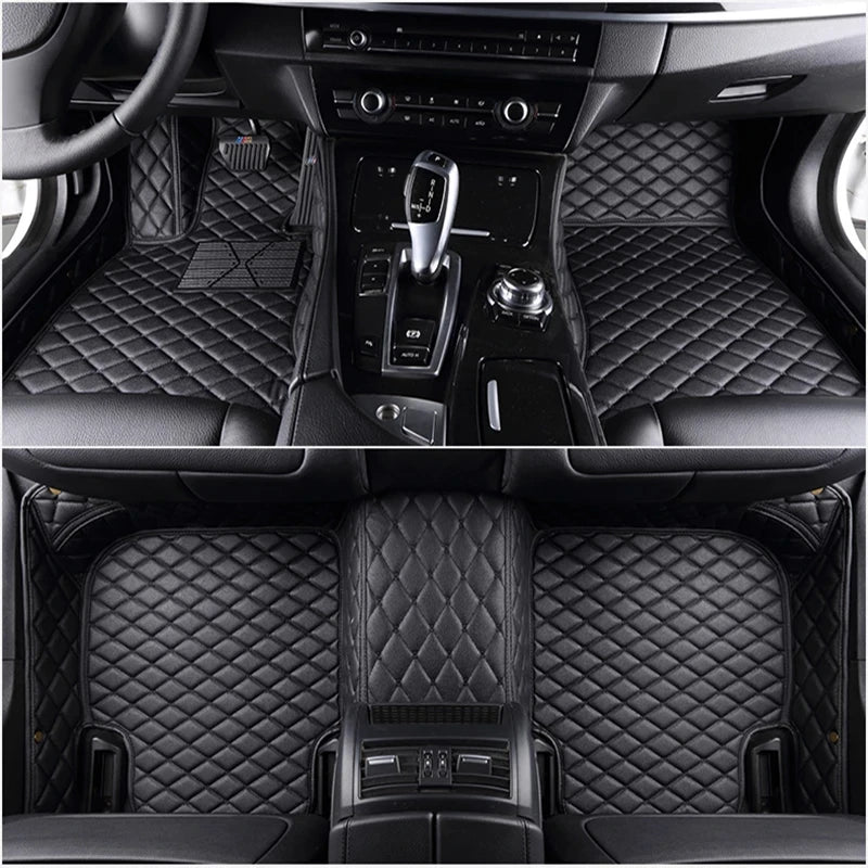 Car Floor Mats For Mazda Cx-5 2012 20132014 2015 2016 2017 2018 Flash Mat Leather Custom Foot Pads Automobile Carpet Car Covers