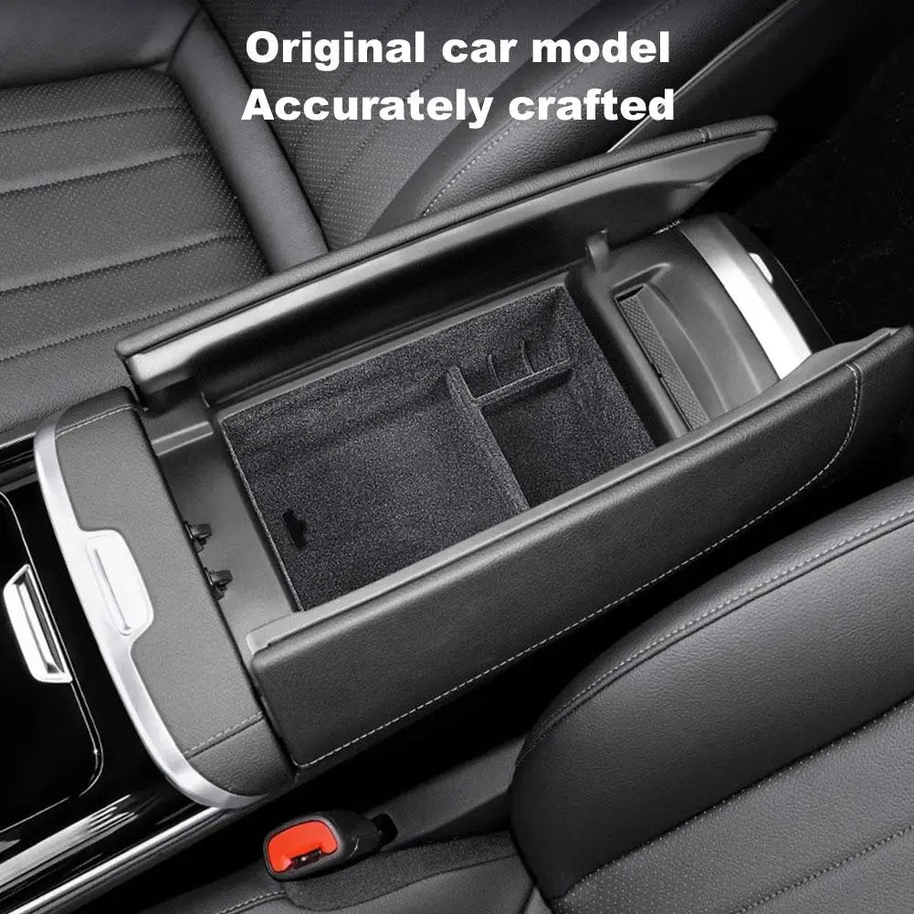 For Mercedes EQE Sedan/EQE-SUV/EQS Car Organizer Box Armrest Storage Center Console Sundries Tray Accessories
