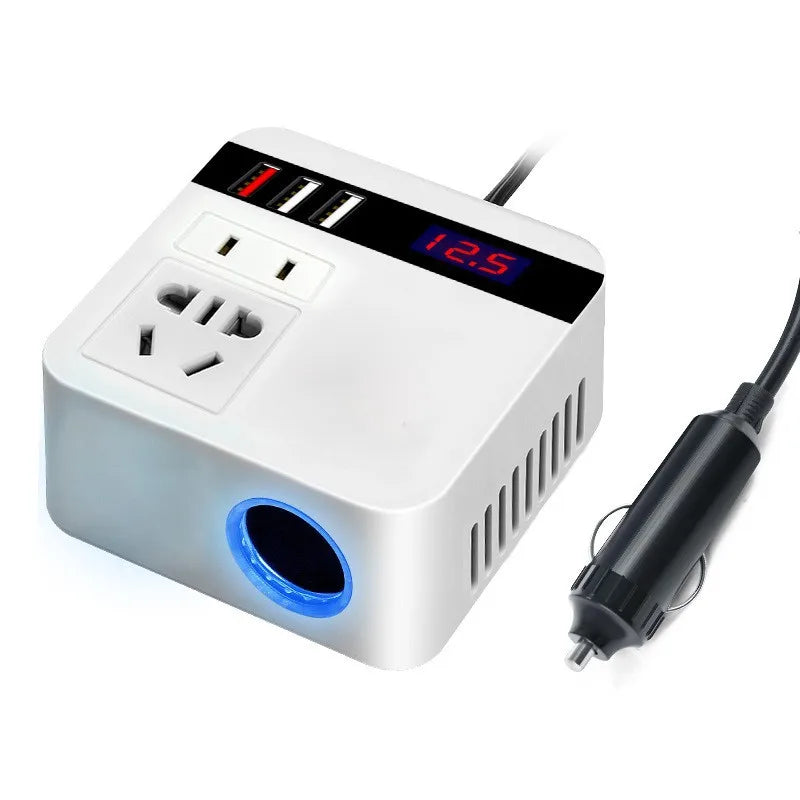 Car inverter charger universal 12v24v to 110v220v multi-function power converter charging mobile phone