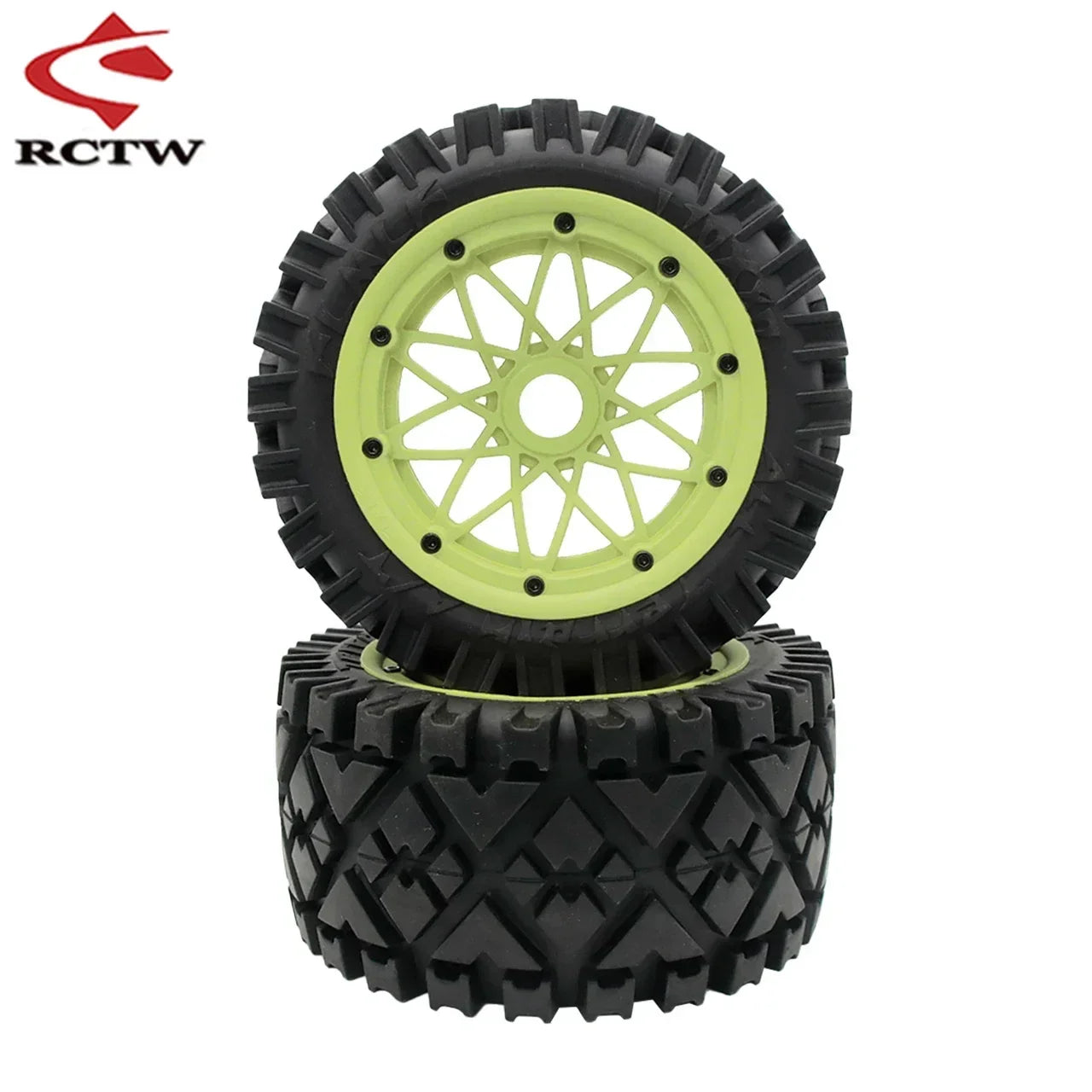 All Terrain Super Wear-resistant Complete Tyre Rear or Front Wheel Tire Set for 1/5 HPI ROFUN ROVAN KM BAJA 5B SS Rc Car Parts