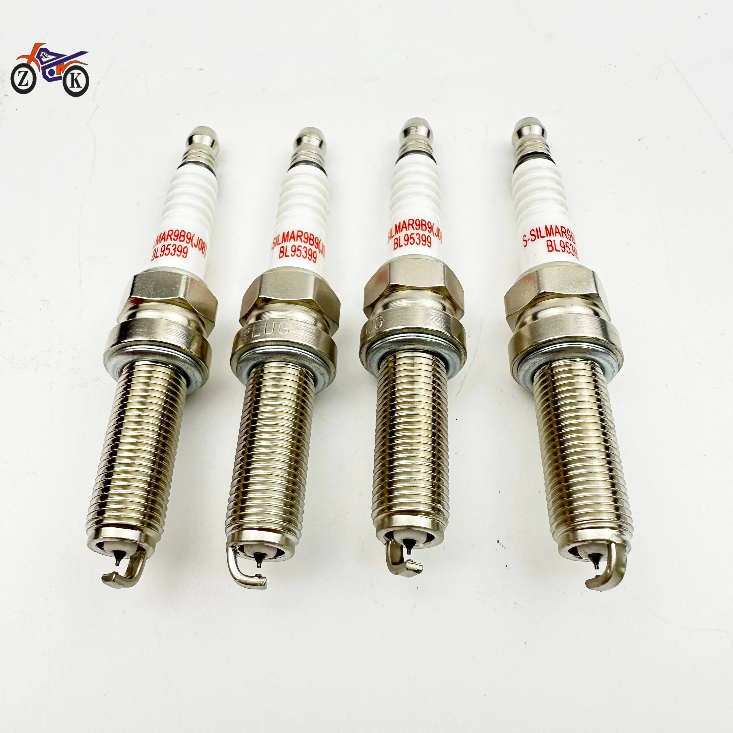 4 PCS Dual Iridium with Resistor 95399 Spark Plug SILMAR9B9 for Springbok 650 400 SR450 CF450SR DY150 250 350 CB1100 DL1000
