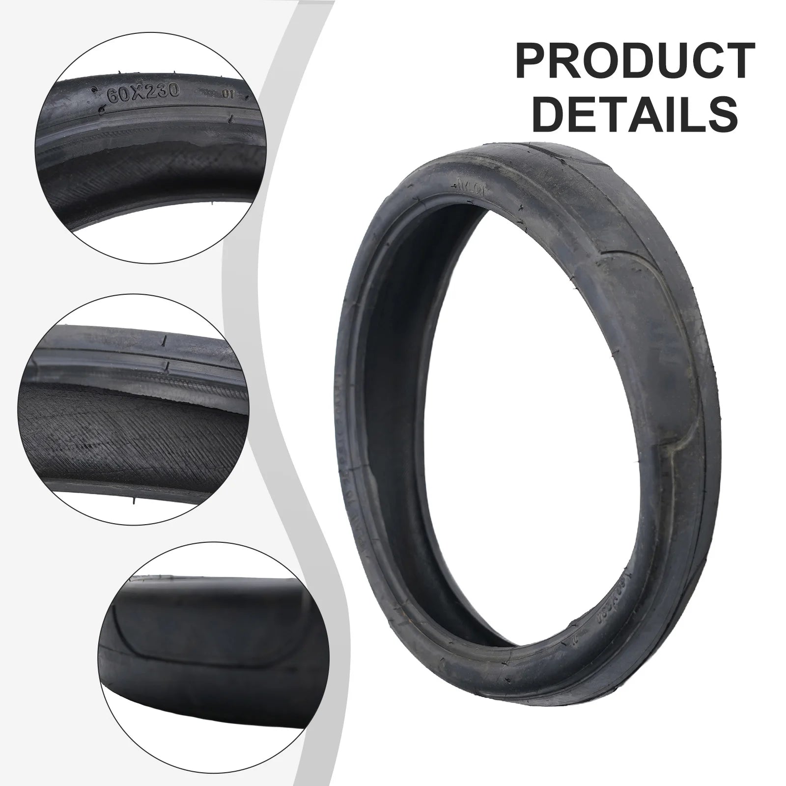 Outer Tire Inner Tube 60x230 Accessories Baby Carriage Parts Replacement Wearproof Garden Outdoor High Quality