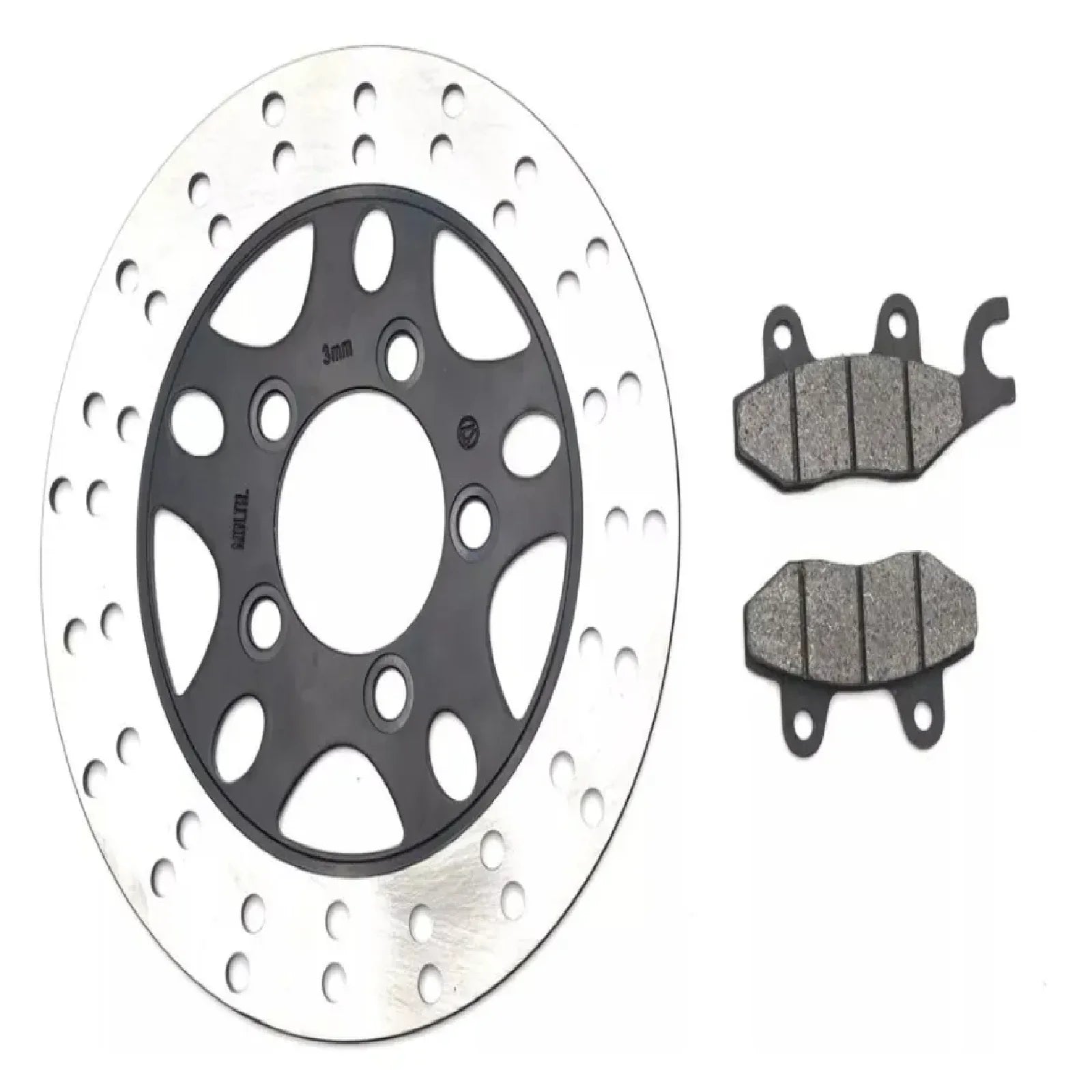 VEHICULOS 1 Set Rear Brake Disc And Brake Pads For Vento Nitrox250/vracer Motorcycle Accessories Dropshipping Wholesale