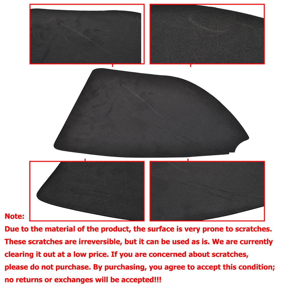 For Fiat 500 2007-2021 Airbag Cover Side Instrument Panel Airbag Shell Car Accessories