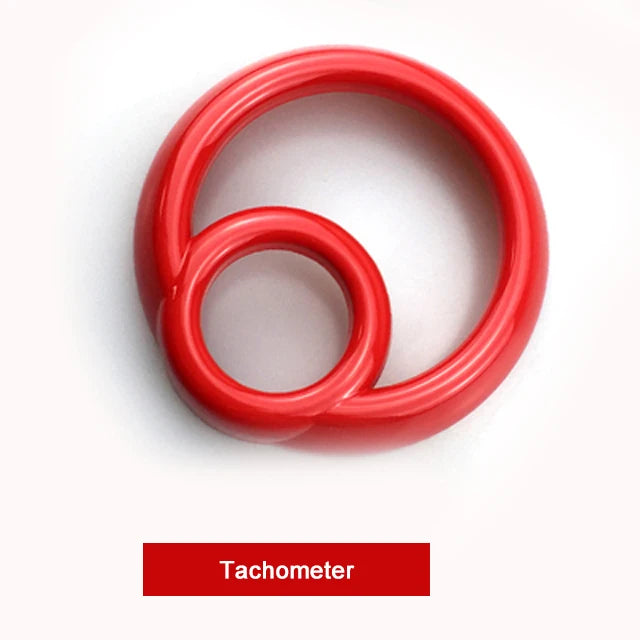 Car Red Interior Modified Steering Wheel Decoration Sticker For New Smart 453 Fortwo Forfour Car Accessories Styling