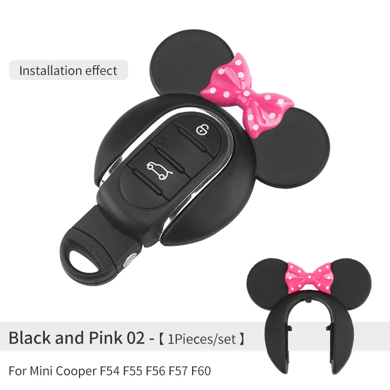 Car Key Case Protector Cover For Mini Cooper S JCW F56 F60 F55 F54 F57 Countryman Clubman Car Styling Key Decorative Accessories
