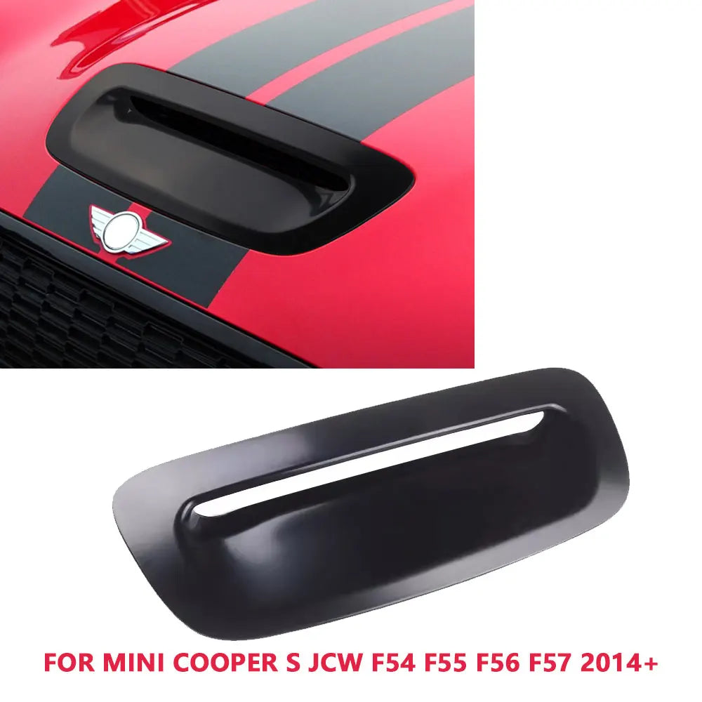For MINI Cooper S JCW R55 R56 R57 Accessories Car Front Engine Hood Air Vent Air Outlet Cover Trim Styling Protector Sticker