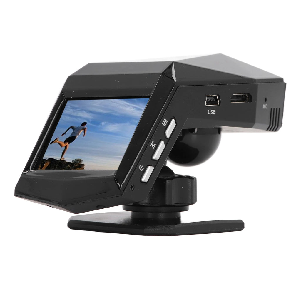 Front and Rear Dash Cam Loop Recording 170 Degree Wide Angle 2.0 Inch Display Screen Dash Cam Front and Rear Camera for Cars