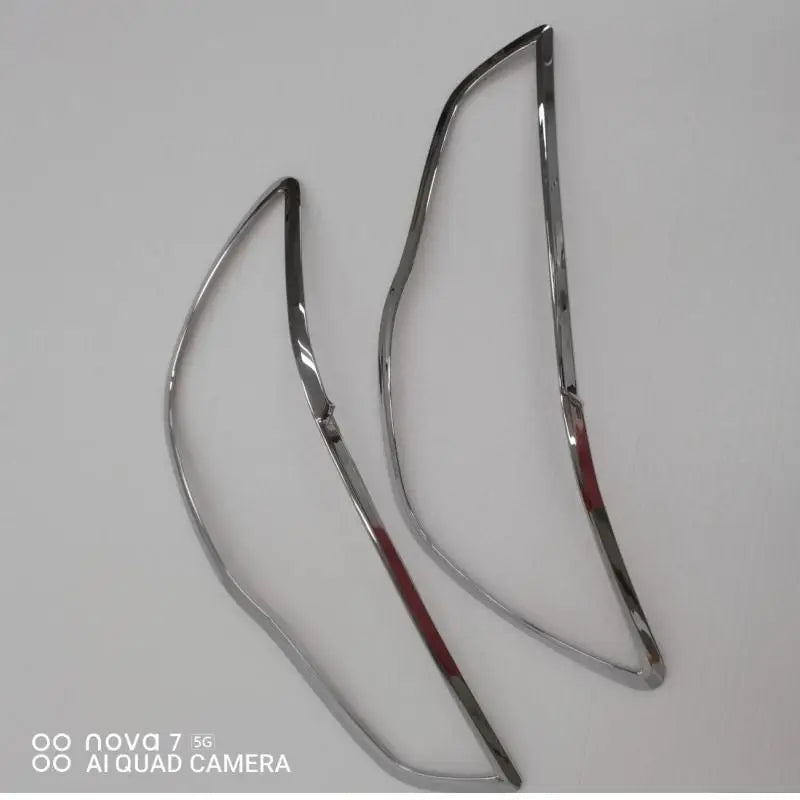 Accesorios de coche para Mitsubishi ASX 2013, 2014, 2015, 2016, 2017, 2018, 2019, embellecedor de cubierta de faro delantero y trasero para maletero.