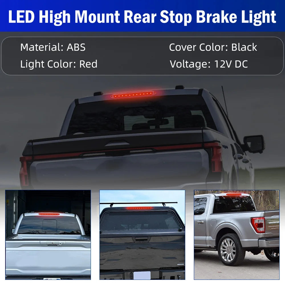 Third Brake Tail Light Universal For caravans trucks High Level Brake Stop Light Car accessories