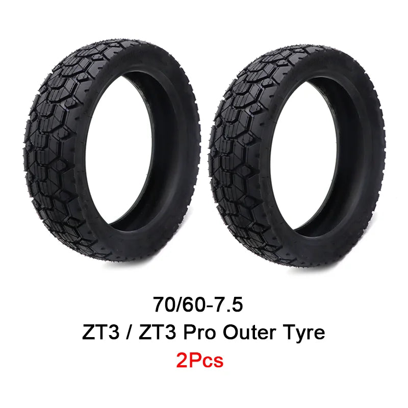 Original 11-inch Off-road Tires For Ninebot By Segway ZT3 / ZT3 PRO Electric Scooter 70/60-7.5 Tubeless Tyres Wheel Accessories