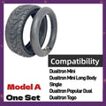 70/50-6.1 Outer Tire Set for Minimotors DT Mini Dualtron Special Long Body Togo Charmer Replacement Scooter Tyres