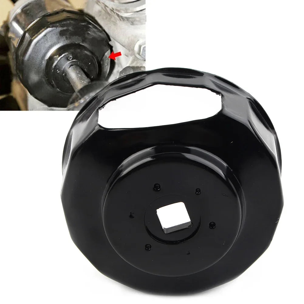 Motorcycle Llave Filtro Aceite Para Black Plastic 76mm End Cap Style Oil Filter Wrench for Harley