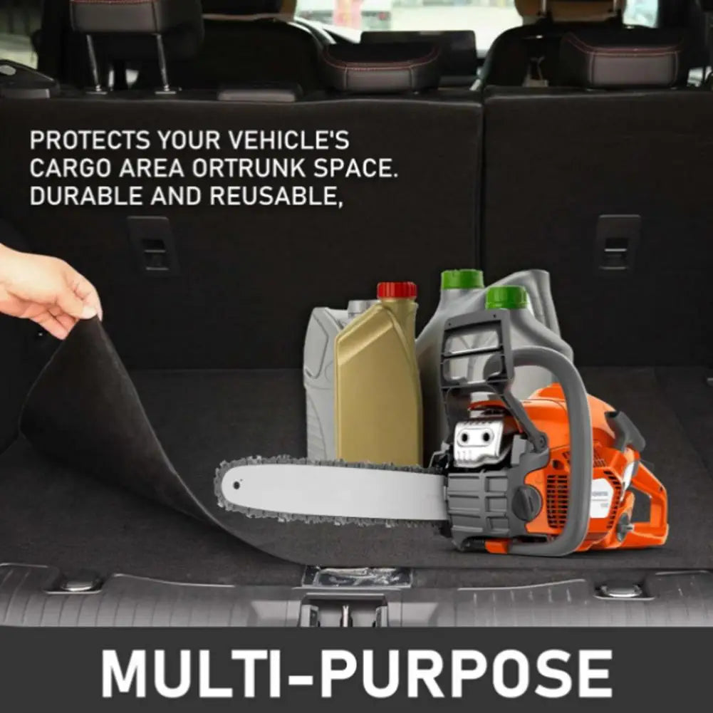 1.5M Garage Floor Mat For Under Car Non-Slip Oil Spill Mat Absorbent Felt Garage Mat Rubber Backing For Car Maintenance Storage